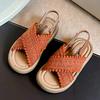 Girls' Casual Sandals New Arrival Summer Flat Shoes For Little Big Kids, Children's Beach Shoes For Girls