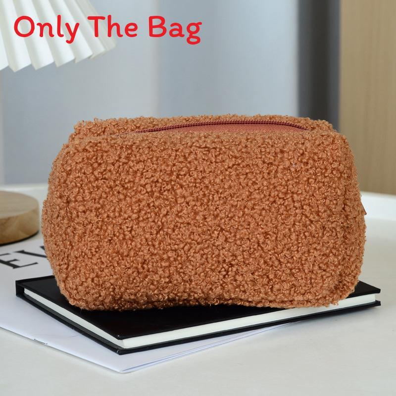 Astuccio in Peluche di Grande Capacità Stile Coreano con Design a Orsetto per Studenti e Ragazze