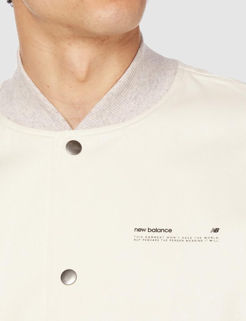 Jacket NB Athletics Undyed Jacket UJ31551 GIE 3 [New Balance] (UJ31551) (Greige)