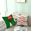 Nordic Christmas Pillowcase Printed Elk Snowflake Sofa Cushion Cover Office Cushion Cover Home
