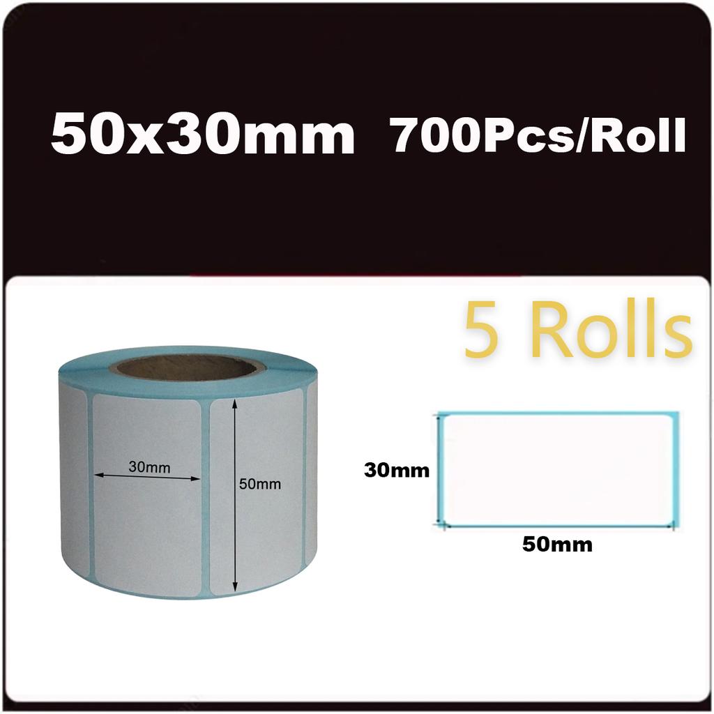 Thermosensitive Paper Can Be Pasted With Label Paper 40 * 30 Rectangular Fruit Stickers, Price Labels, Barcode Printing Paper