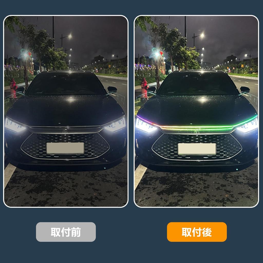 GZRUICA LED Tape, Food Light, LED Tape Light, Flowing Turn Signal, LED Sequential, For