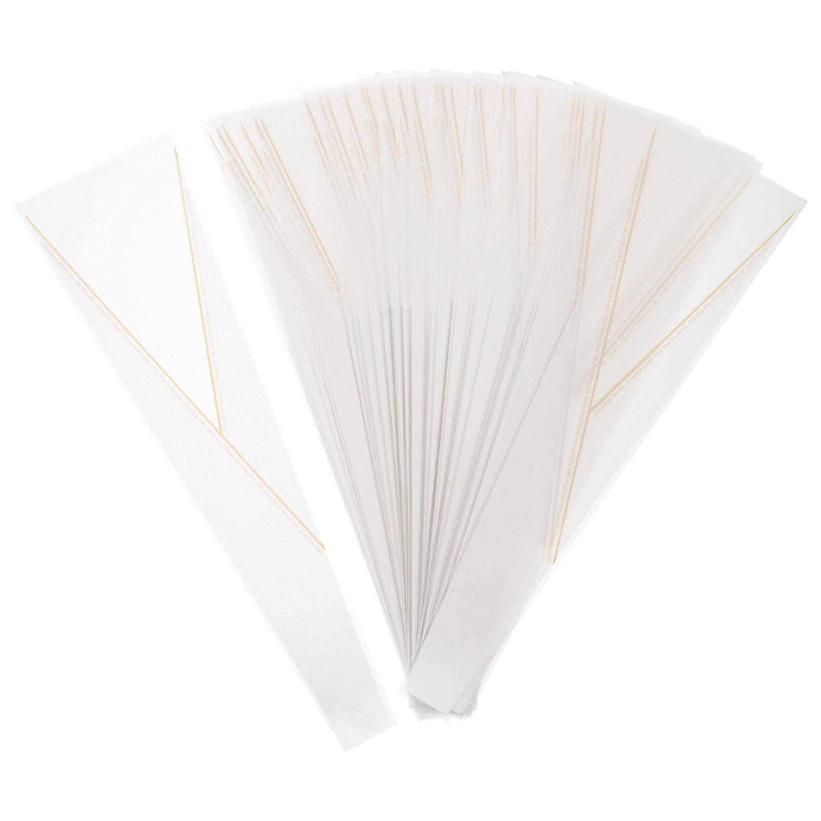 

50Pcs Rose Packaging Bags Small Bouquet Sleeves Single Rose Wrap Flower Gift Bag Suitable for Birthday Wedding Valentine