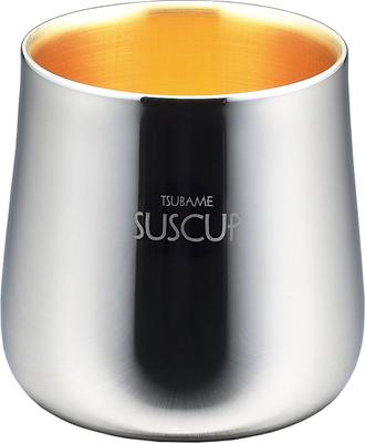 TUBAME SUSCUP Fashion Tumbler Surface 24K Gold Silver O.S. (Inner Plated) SCW-7G (approx.) 70×80mm