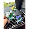 Car Air Freshener Goddess Gentle Tulip Car Air Conditioning Vent Dashboard Decoration Aroma Diffuser Stone Fragrance Gift