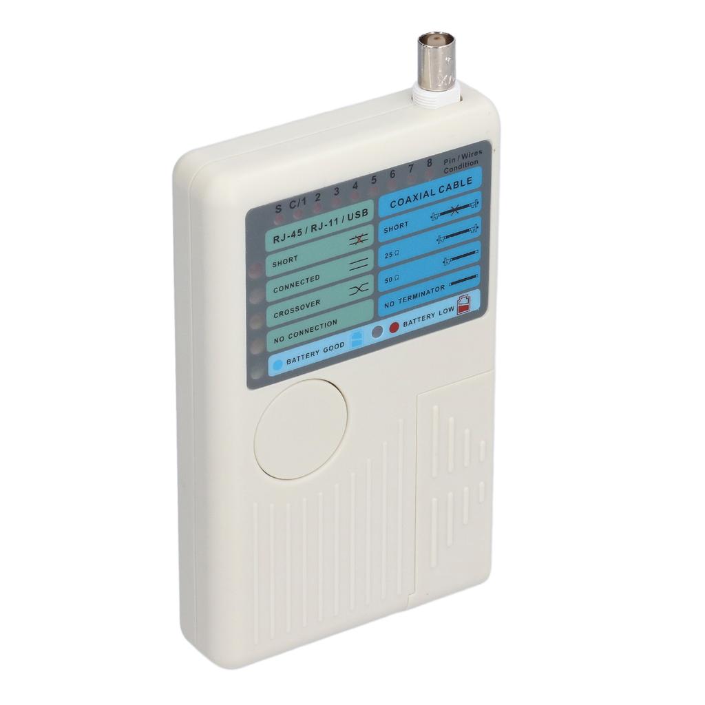 Network Cable Tester 4 In 1 Multifunctional Coaxial Wire Testers for RJ45 BNC RJ11 USB