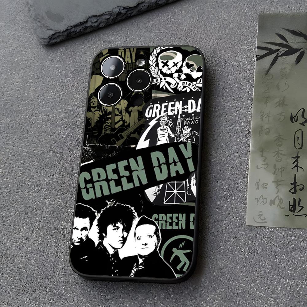 Band Green Day Phone Case Funda For Iphone 13 17 16 11 15ProMax 14 12 Pro Xs Max Mini Xr X 7 8 6 6s Plus Covers
