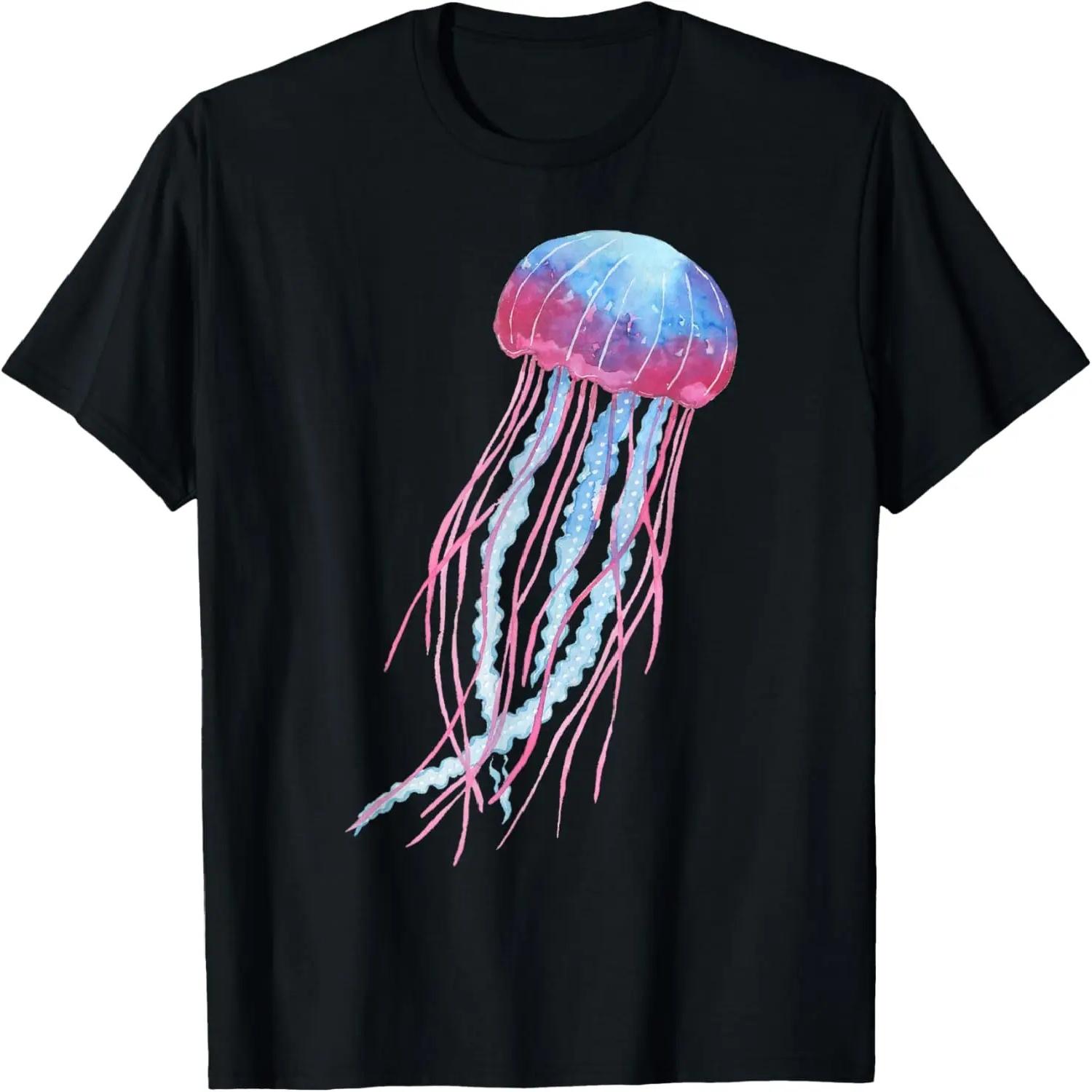 Эфирная Медуза Акварель Триповая Графика Футболка S