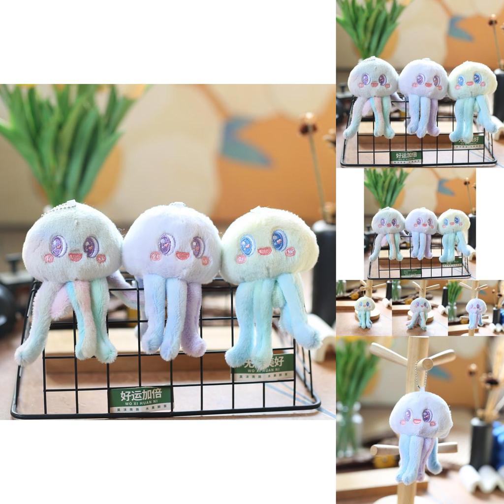 Charming Stuffed Octopus Keychain Soft Plush Toy Adorable 14cm Doll