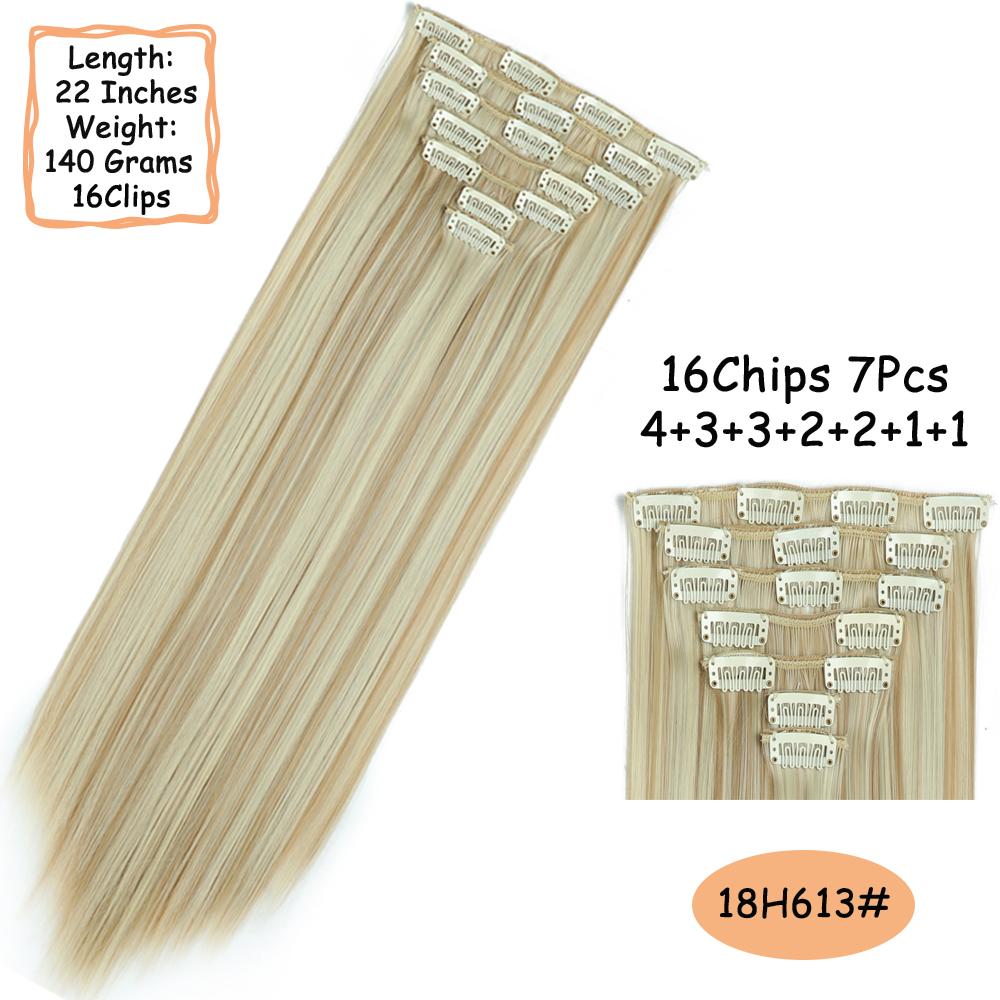 MISS WIG 16 клипс для длинных прямых волос — фото 21