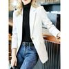 Women's Blazer, Casual Slim Fitted Suit Jacket, High-end Short Blazer for Petite Women, Spring Autumn Outerwear