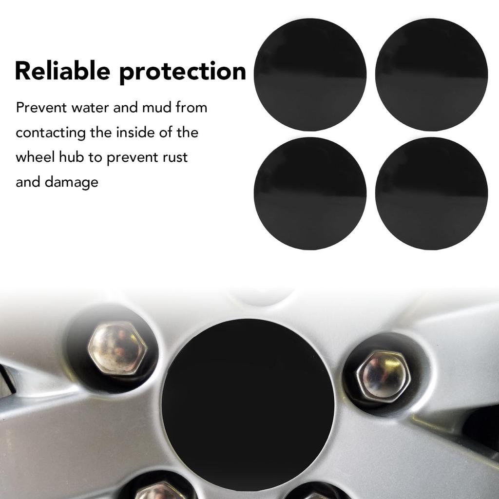 Wheel Center Cap, Secure Fit 56mm Tire Center Rim Hub Cap For Abrasion Resistant Vehicles