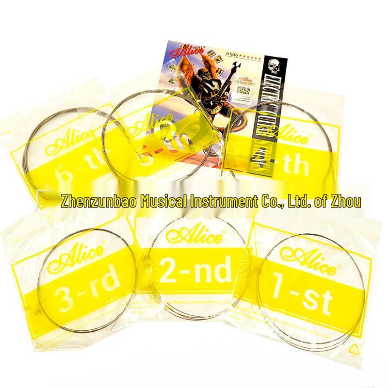 Alice A506 Electric Guitar Strings - Complete Set (1st To 6th)