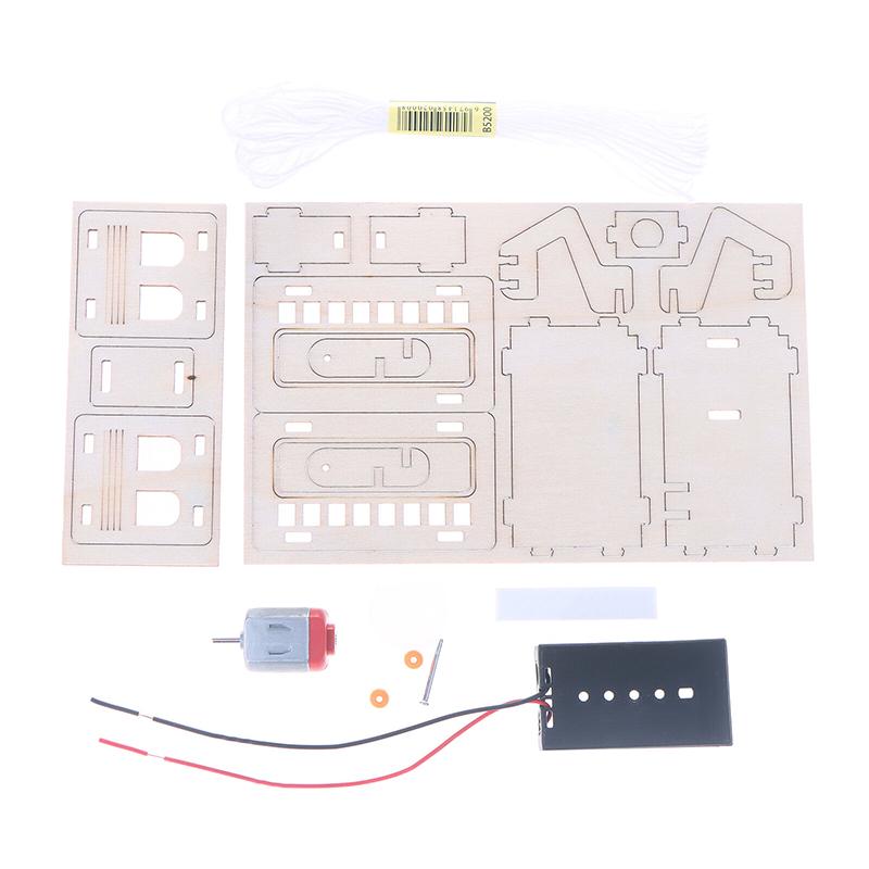 One Sets Interactive Wooden Cable Car Model Set Educational Science Toy for Imagination and Logical Thinking Hands On Learning Toy