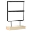 24 Holes Elegant Metal Jewelry Storage Rack Earrings Necklace Display Stand   for Home