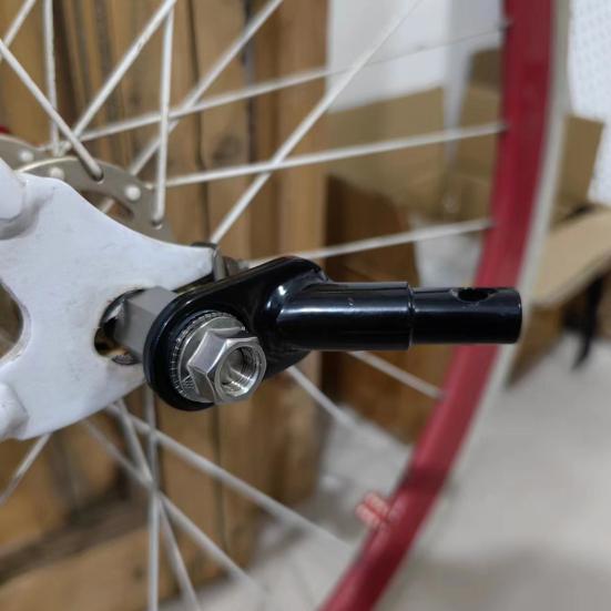 1 Set Bicycle Trailer Head Extension Screws Rustproof Easy Installation Wide Compactible Universal Bicycle Trailer Clutch Adapter Bolts