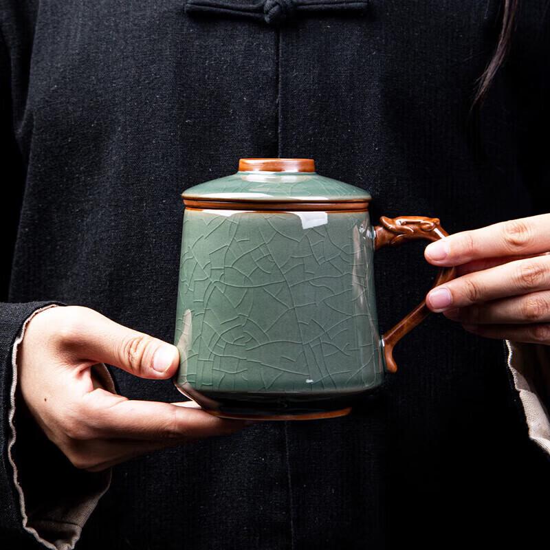 Qixuanyuan Ceramic Tea Separator Office Mugs