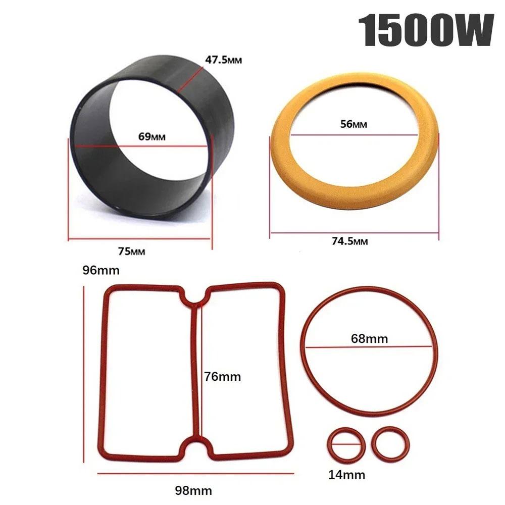 1Set Nitrile Rubber Air Compressor Piston Ring Kit  for Mute Air Compressor Repair