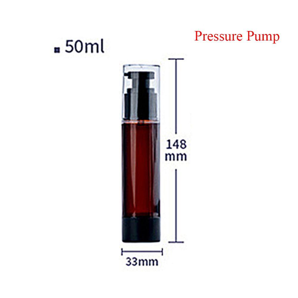 

Bottle Portable Ultra-Fine Mist Frosted Spray Bottle Pressure Pump Vacuum Flask Vacuum Bottle Beak-50ml коричневый