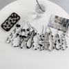 Mobile Phone Chain White Pearl Bow Ins Simple Wind Square Pendant Love Striped Bead Accessories, Mobile Phone Lanyard
