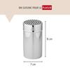 Saupoudreuse - fackelmann - 42909 - acier inoxydable - 7 x 13 cm - couvercle en plastique
