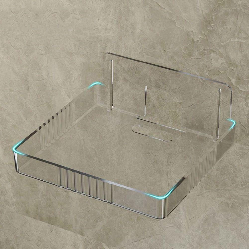 Plastic Acrylic Mount Display Shelves Clear Record Wall Shelf Security Camera Rack  Security Camera