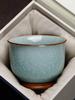 Premium Ceramic Gongfu Tea Cup Yu Porcelain Ice Crack Owner Cup Personal Use High End Tea Set Handmade Chinese Style