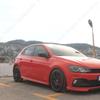 For Volkswagen POLO MK6 2pcs Gloss Black Car Rear View Mirror Cover Caps Trim Shell Frame POLO 6 MPI GTI GTD TSI TDI