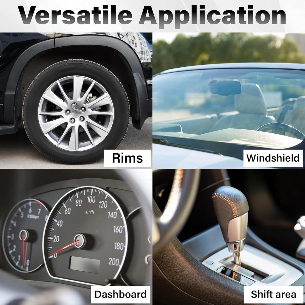 2 PCS Tire Shine Applicator Pad, Hex Grip Tire Dressing Applicator, Reusable Tire Foam Sponge, Tire Shine Brush, Car Detailing Sponge For Rubber