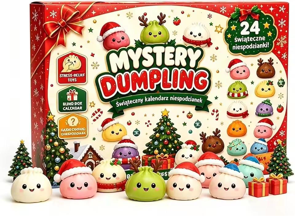 Ziemassvētku Squishies Adventes kalendārs 24 dienu