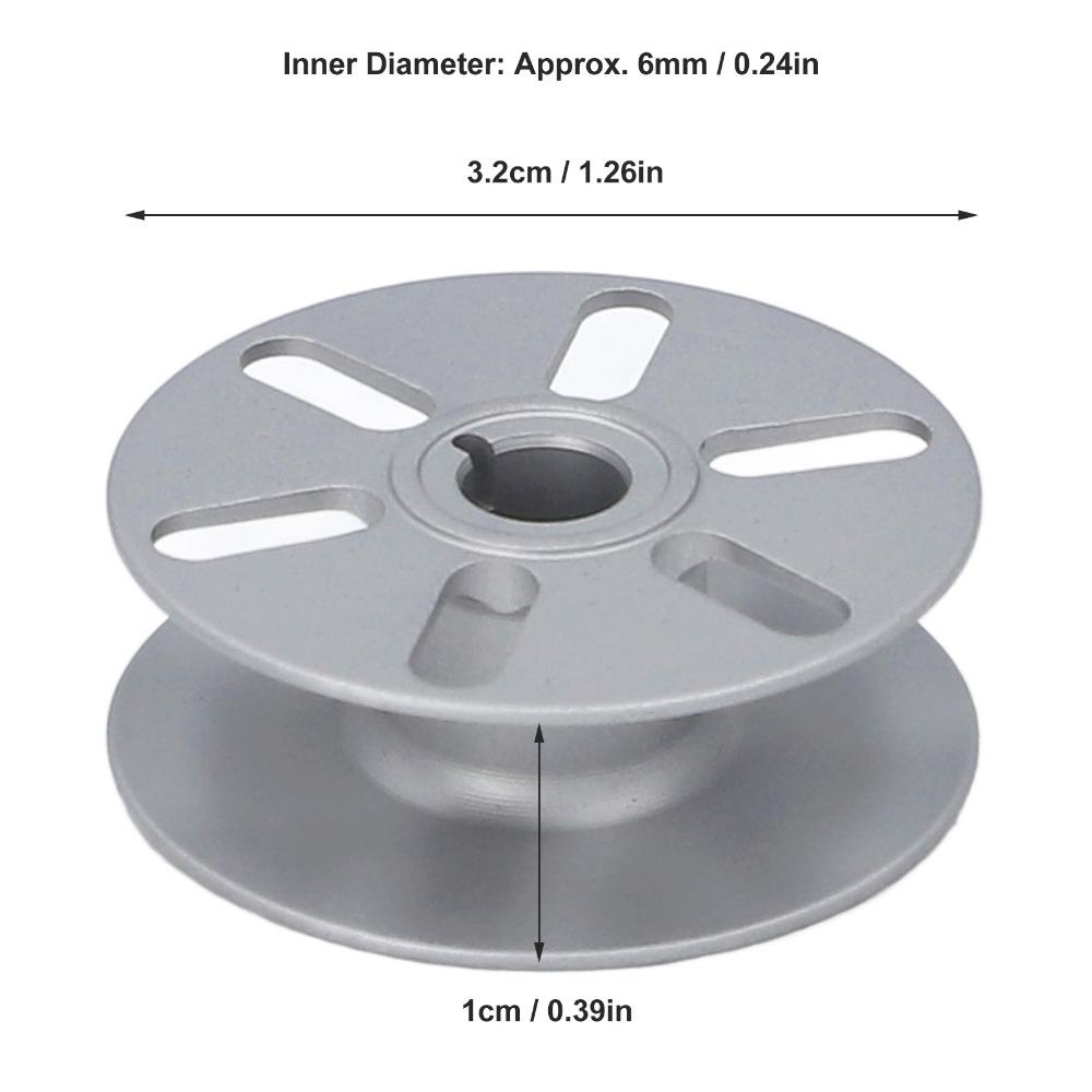 32mm Diameter Sewing Machine Bobbin 6 Hole Alumina 6 Hole Bobbin Precision Industrial for Durkopp Adler 867 868