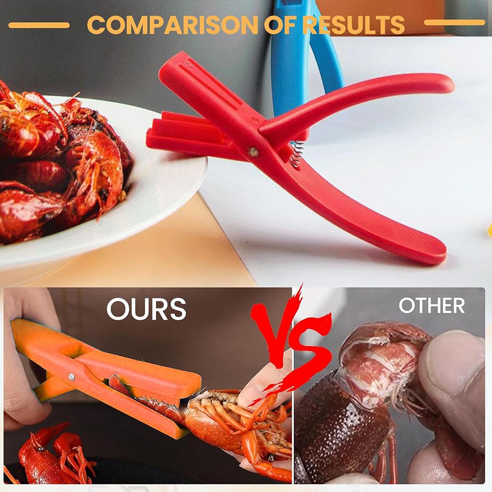 6pcs Crawfish Peeler Tool, Crayfish Shelling Device with Serrated
