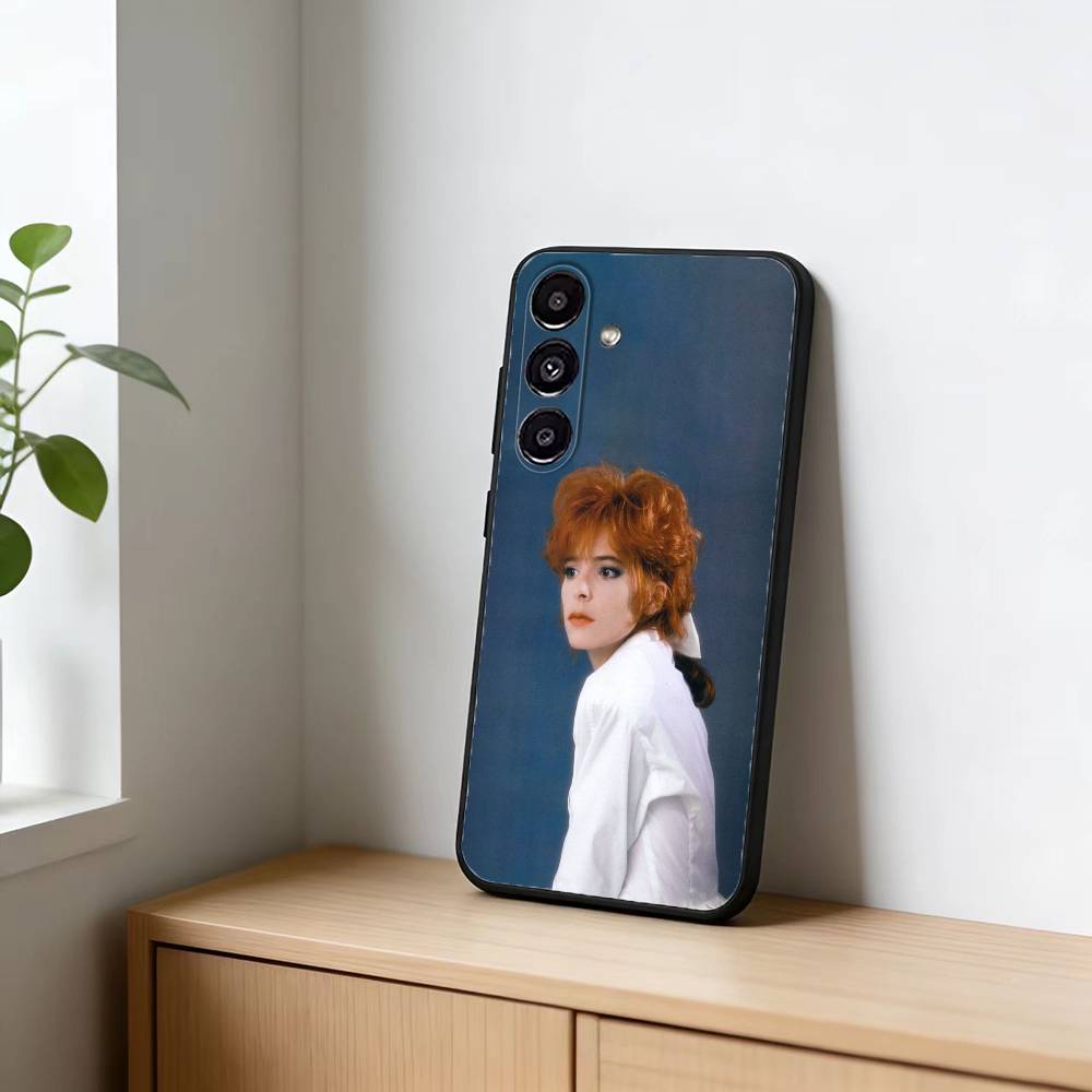 M-Mylene Farmer Phone Case For Samsung Galaxy A13,21s,22,31,32,52,53,71,72,73,Soft Black Cover Samsung a30 a20