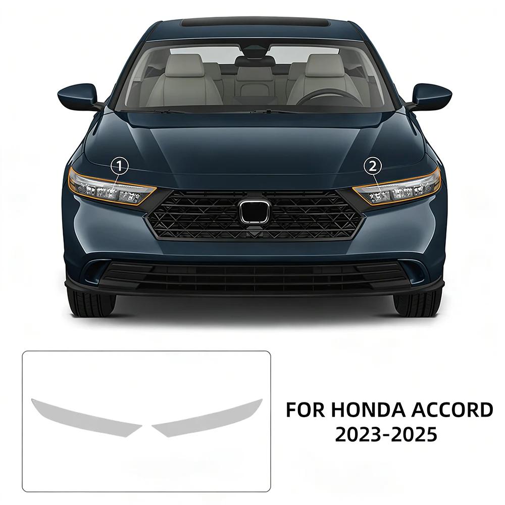 TPU For Honda Accord 10th Gen 2021-2025 Car Headlight Protective Film Transport & Smoke Anti-Scratch Auto External Accessories