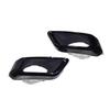 Compatible with 19-21 BMW X5 Black Quad Exhaust Carbon Fiber Tailpipe Trim