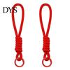 High Elasticity Rope Strap 2Pcs Braided Pendant Lightweight High-Elastic Keychain Holder with Soft Touch Wrist Reinforced Knot Design Macaron