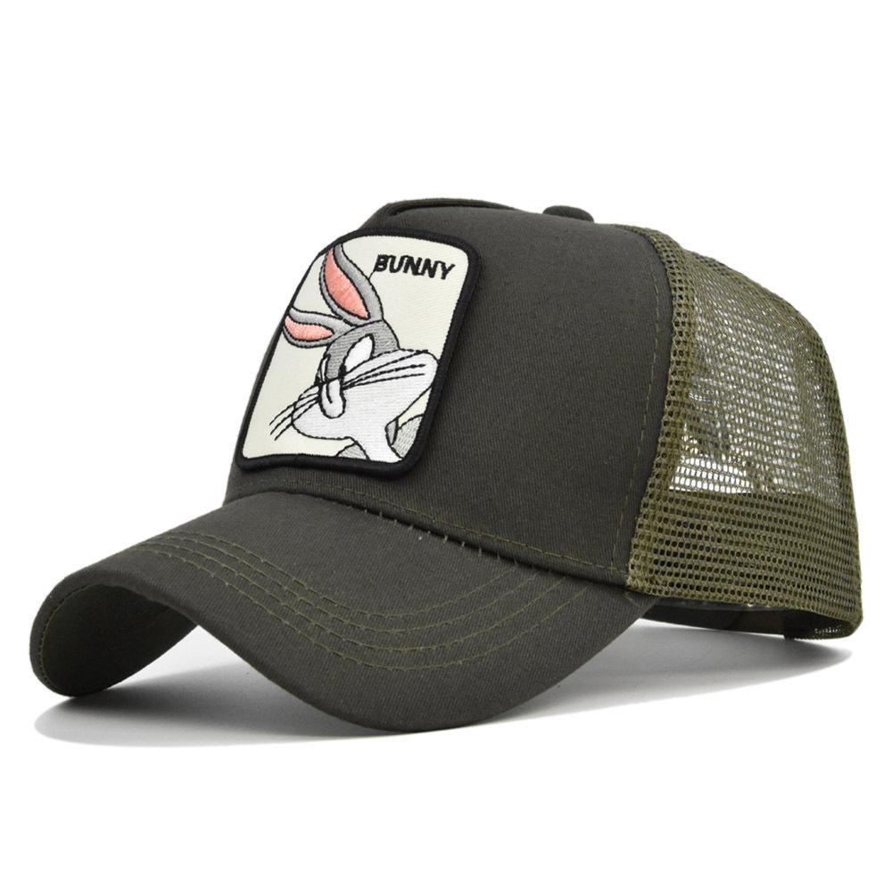 Tongue Hat Duck Bunny Animal Embroidered Baseball Hat Washed Old Sun Visor Hat