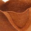 LOEWE Slit Raffia With Calfskin Handbag, Shoulder Bag, Crossbody Bag Mini Women's Honey Gold A685453X12-1038