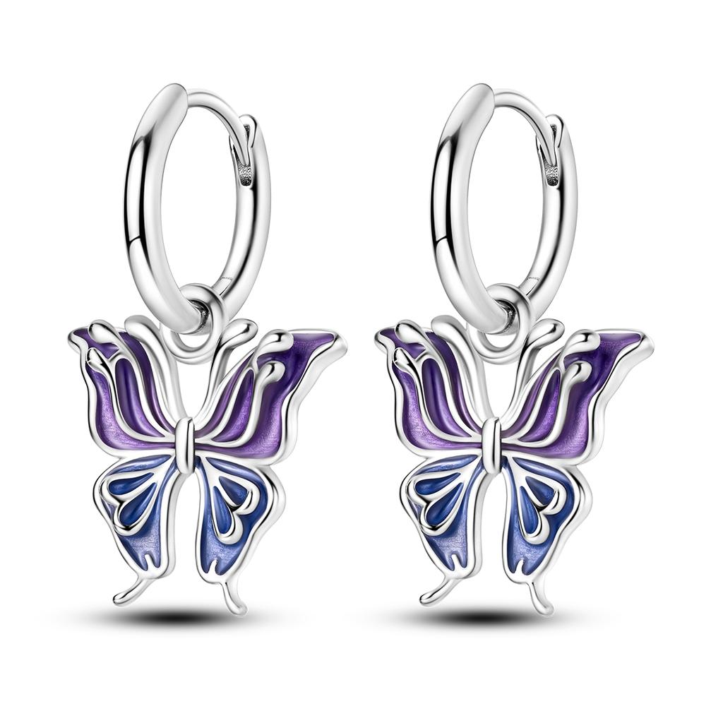 Copper Plated Woman Hoop Earring Original Pendientes Luxury Jewelry Gift