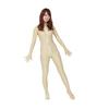Smooth Knit Catsuit Covering Fingers and Toes for Protection and Protection from Exposure Size [KN17-5H] (Beige, Women's Small)