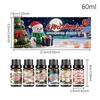 6 Pcs Christmas Fragrance Oils Set for Aromatherapy Diffuser Soap Candle Making Holiday Home Spa Car Office Decor Xmas Gifts