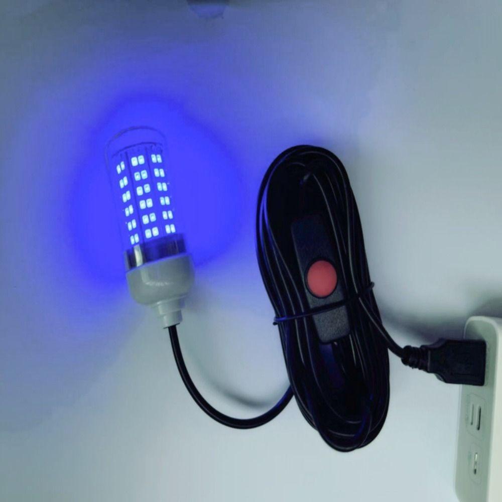 IP68 Waterproof Submersible Fishing Finder Light 5V USB LED Fishing Trap Light Underwater Use