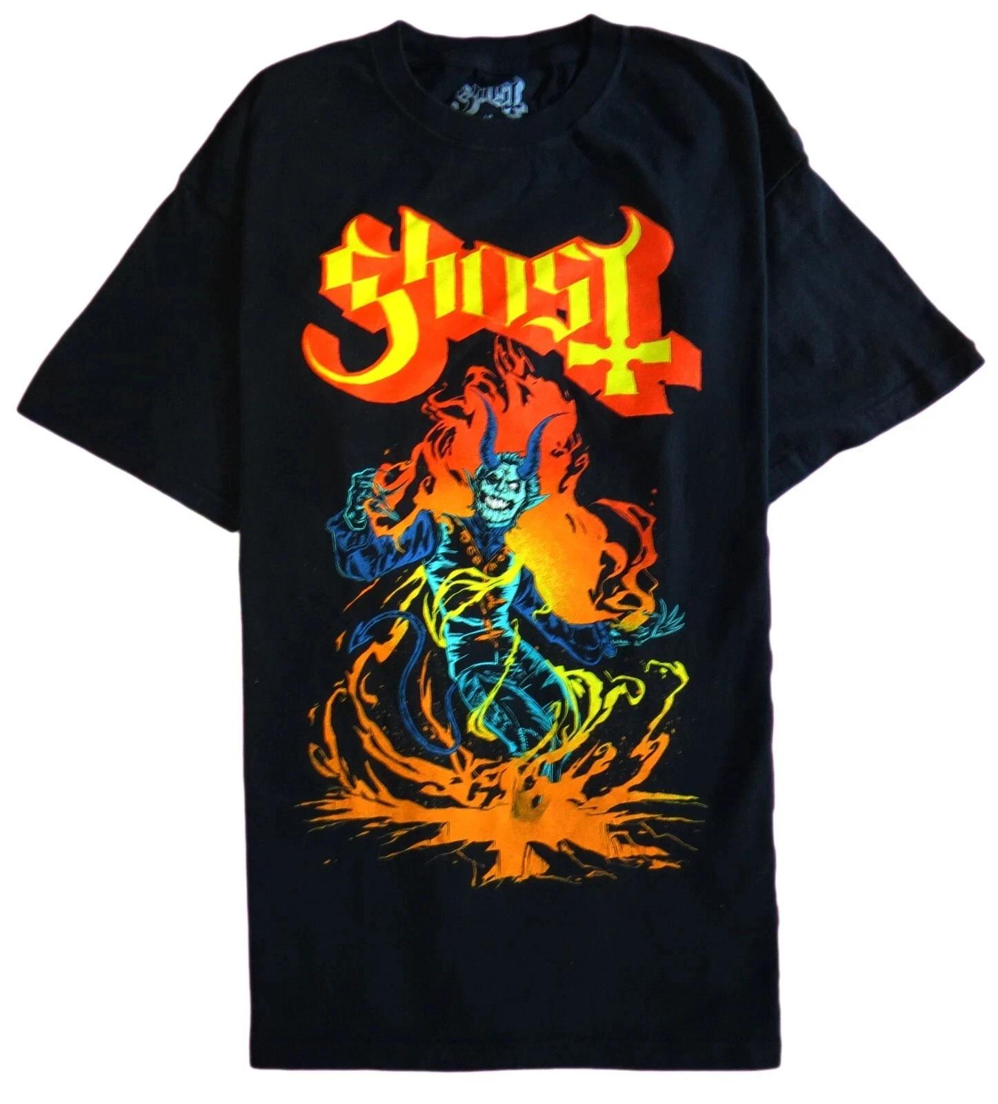 New Collection Ghost Copia Cards T-Shirt Rock and Roll Music Classic Band Tee S