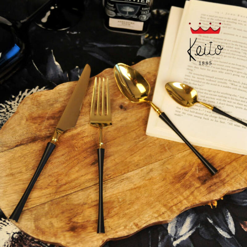 Rutilance Cutlery Dinner 4-Piece Set (GIFT)_Black