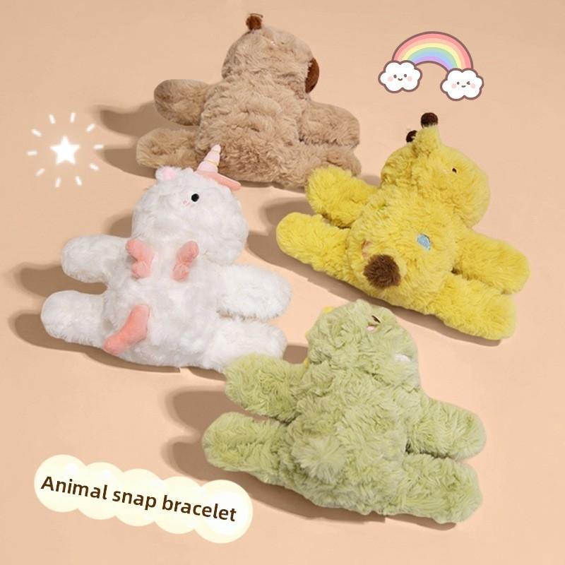 Unicorn Dinosaur Capybara Deer Plush Toy With Pp Cotton Filling For Kids And Girls Decor