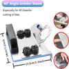 Angle Grinder Stand for Tile 45° Chamfer Cutting.Angle Grinding Fixed Holder.Universal Model 100 Grinder Tile Chamfer Bracket