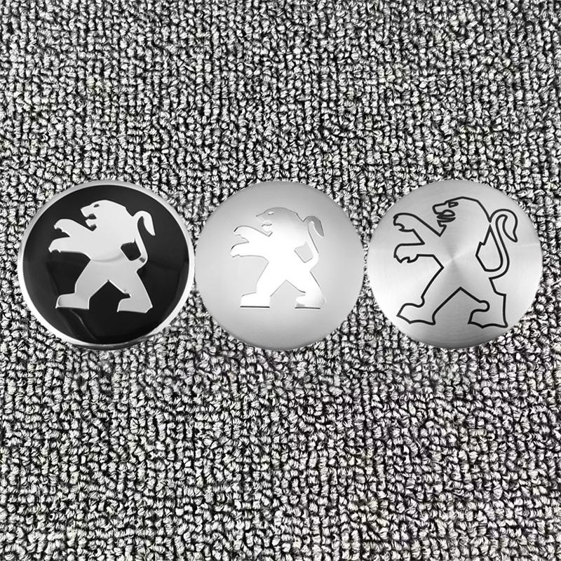 4Pcs Car Emblem Wheel Hub Center Cap Sticker Rim Badge Cover For Peugeot 407R 408 5008 4008 607 106 307 2008 3008 206 508 207 208