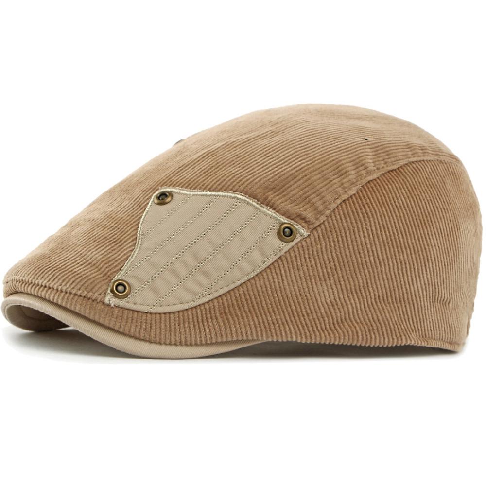 HT4977 Berets Autumn Winter Caps for Men Women Artist Painter Corduroy Beret Hat Male Female Ivy Flat Cap Adjustable Beret Caps