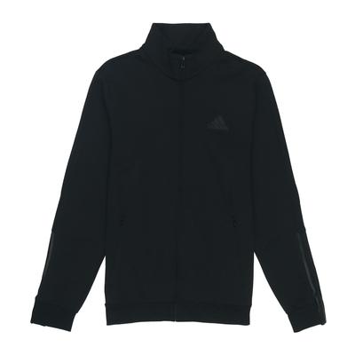 Tek Renk Logolu Spor Günlük Ceket Erkek Ceketleri Siyah H12217