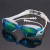 Premium Swimming Glasses Waterproof And Anti-fog Colorful Plating Small Mirror Racing Set For Crystal Clear Vision